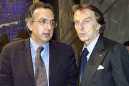 Luca Cordero di Montezemolo e Sergio Marchionne