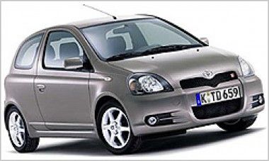 The Yaris TS, ready for sale in Europe
