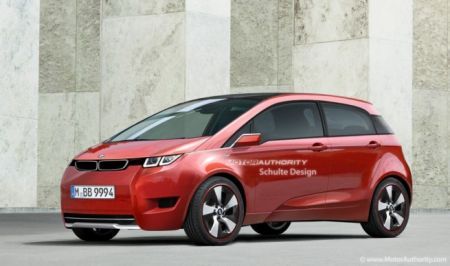 BMW Megacity 4 porte - render