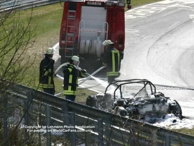 Le Audi bruciate