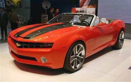 Camaro Front View on Chevrolet Camaro Convertible Concept Front View Jpg