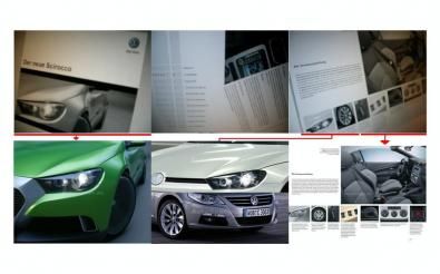 Il falso depliant della Volkswagen Scirocco