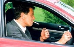fumo in auto
