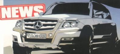 Il bozzetrto della nuova Mercedes GLK