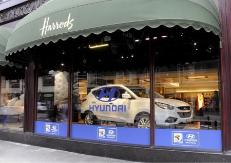 Hyundai ix35 a Harrods