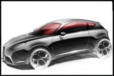 Bozzetto Alfa Romeo Junior