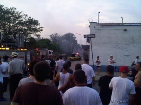 Lamborghini Murcielago incendio