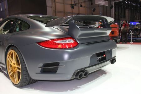 mansory porsche salone di ginevra posteriore