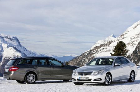 Mercedes Classe e yellow car 2010