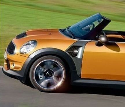 Mini roadster, particolare