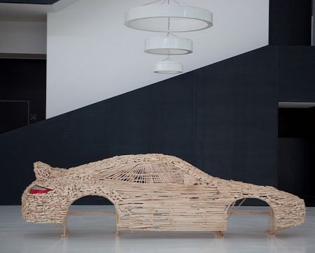 Porsche 911 di legno