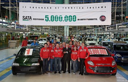 Punto Evo è la 5-milionesima auto prodotta a Melfi