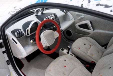 Interni della Smart Fortwo Sprinkle