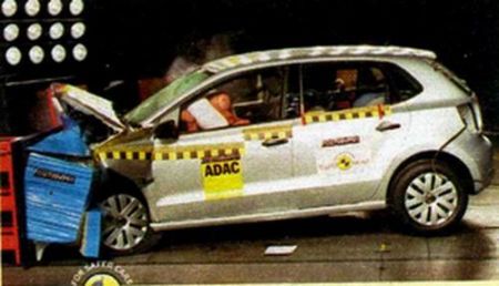 Vollkswagen Polo al crash test