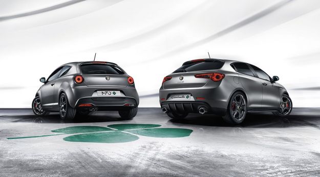 Alfa Romeo Giulietta e Mito Quadrifoglio Verde 2014 posteriore