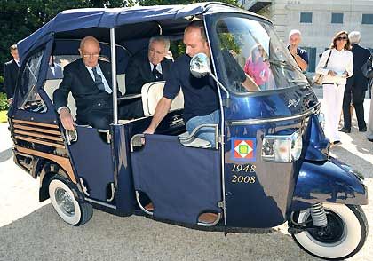 Ape Calessino Presidente della Repubblica