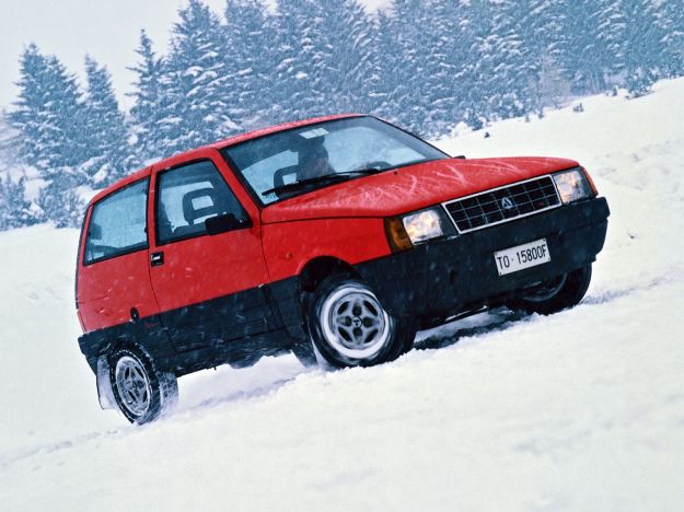 Autobianchi Y10 4WD neve