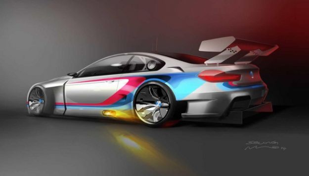 BMW M6 GT3 2016 posteriore