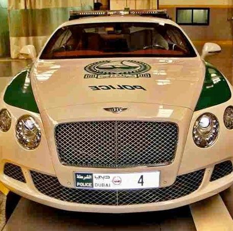 Bentley Continental GT Polizia Dubai