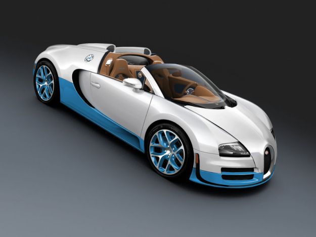 Bugatti Veyron Grand Sport Vitesse Special Edition laterale anteriore scoperta