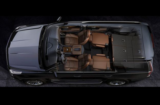 Cadillac Escalade 2015 vista dall'alto