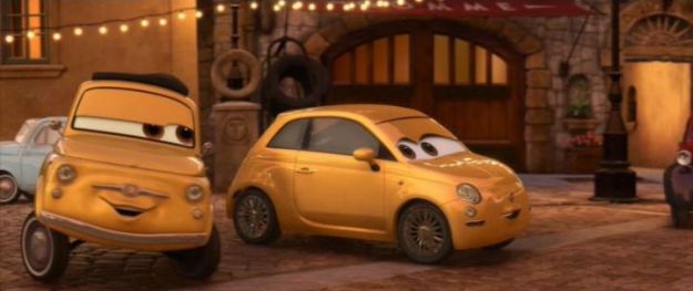 Fiat 500 film Cars 2