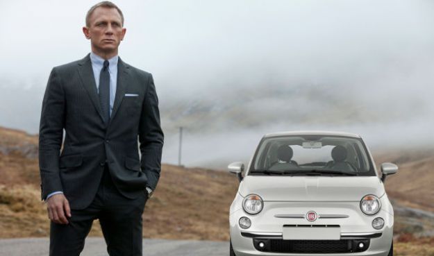Fiat 500 film Spectre 007