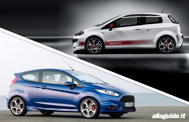 Ford Fiesta ST 2013 vs Abarth Punto Evo