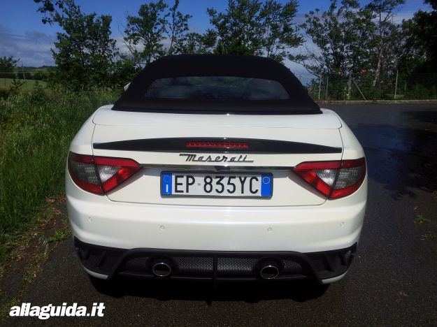 Maserati GranCabrio MC, posteriore della vettura