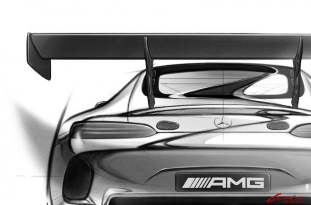 Mercedes Amg GT3, bozzetti (2)