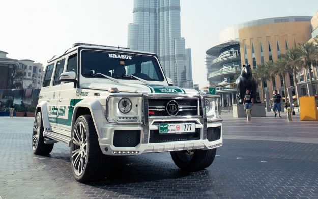 Mercedes G63 AMG Brabus Polizia Dubai