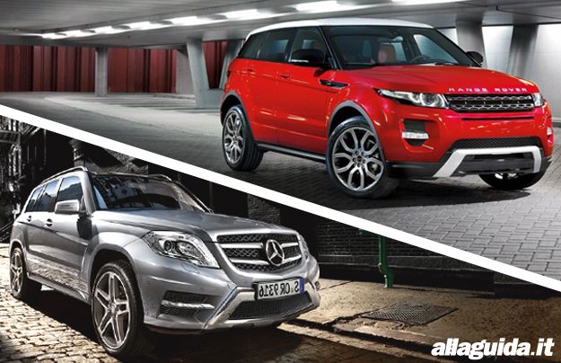 Mercedes GLK 2012 vs Range Rover Evoque