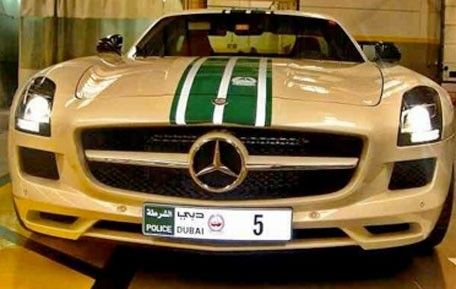 Mercedes SLS Polizia Dubai