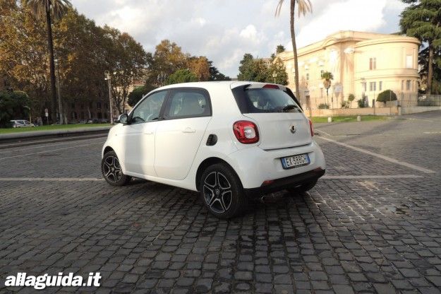 Nuova Smart ForFour dimensioni