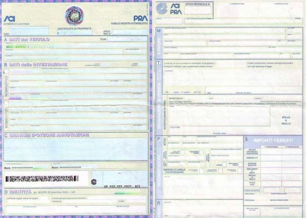 Passaggio di proprietà auto