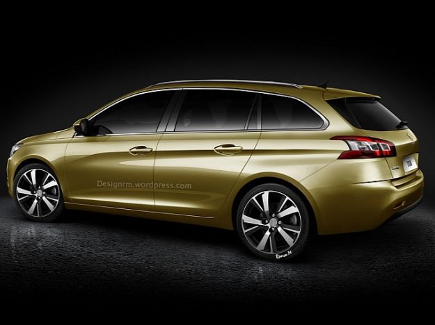 Peugeot 308 Station Wagon 2014 rendering