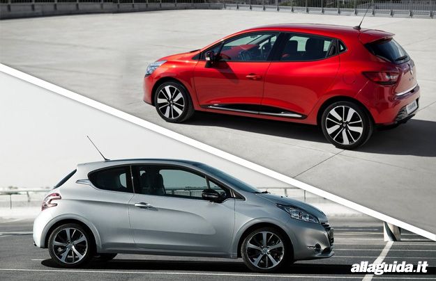 Renault Clio 2013 vs Peugeot 208