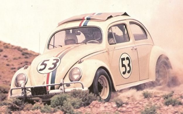 Volkswagen Maggiolino Herbie al Rally di Montecarlo