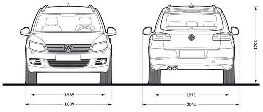 Volkswagen Tiguan Cross dimensioni_02