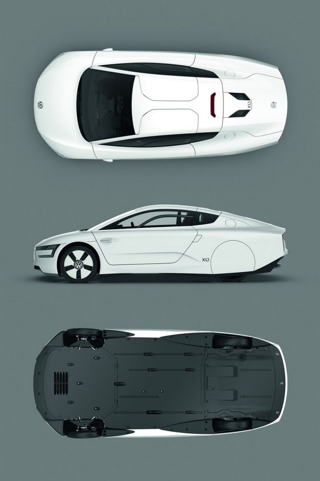 Volkswagen XL1 Plug in Hybrid dimensioni