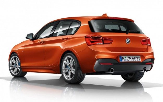 bmw m135i tre quarti posteriore
