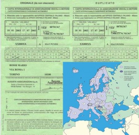 carta verde europa