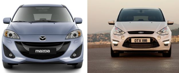 confronto mazda 5 vs ford s max