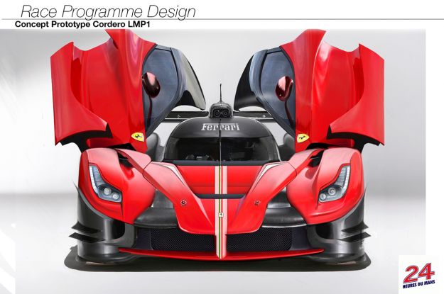 Ferrari LMP1 render Daniele Pelligra