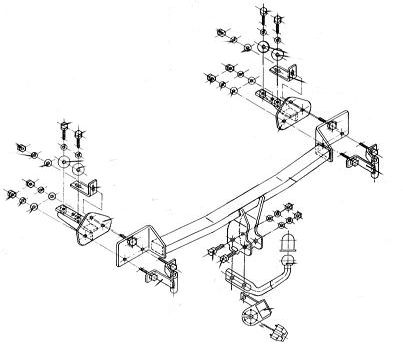 gancio traino installazione