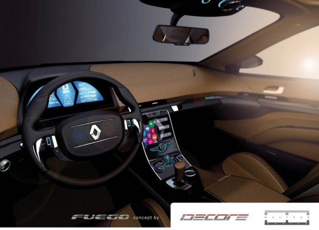 interni di Renault Fuego Concept 2014