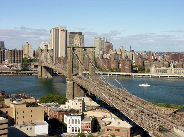 ponte di brooklyn dallalto