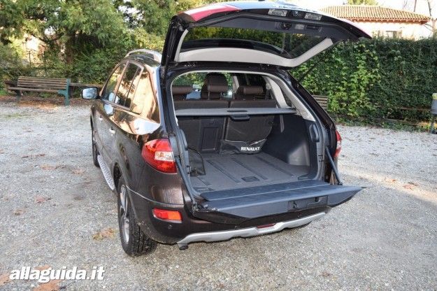 renault koleos bagagliaio