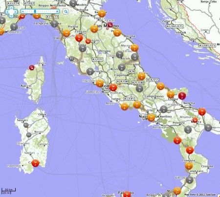 tomtom live traffic italy