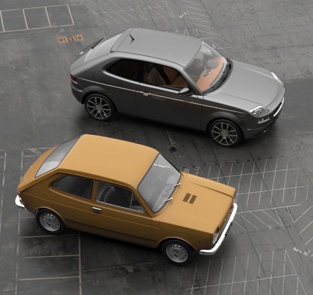 Nuova Fiat 127 2016: render della versione del 21esimo secolo [FOTO]